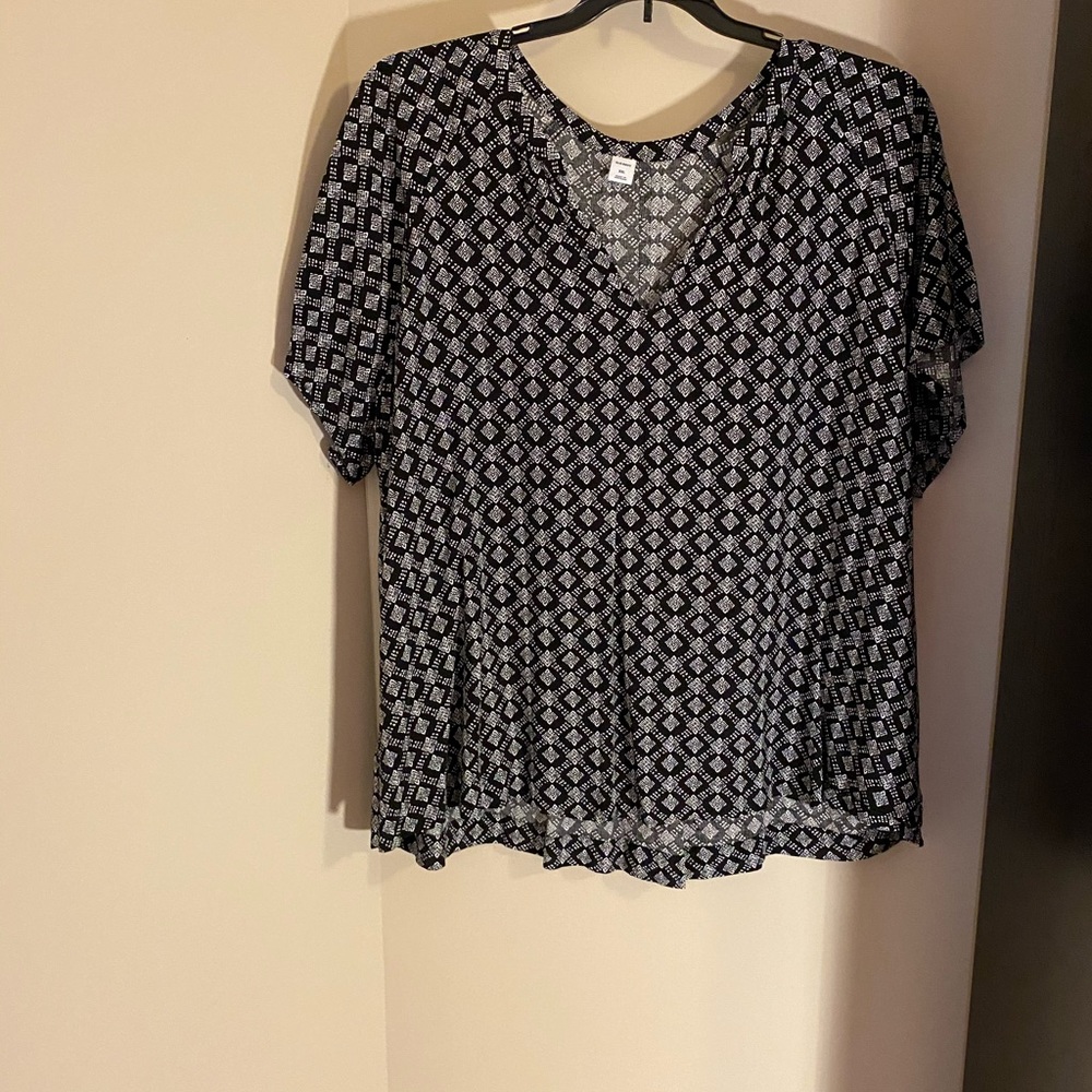 Old navy rayon business casual top XXL